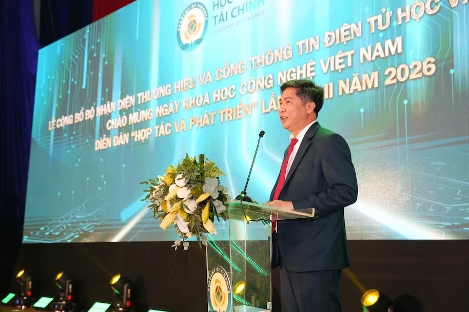 Học viện Tài chính công bố bộ nhận diện thương hiệu và cổng thông tin mới