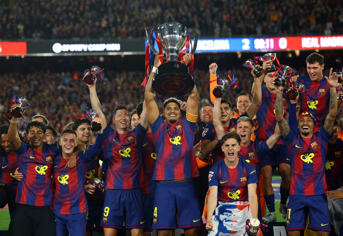 barca vo dich la liga loat thong ke khung va co hoi di vao lich su hinh anh 1