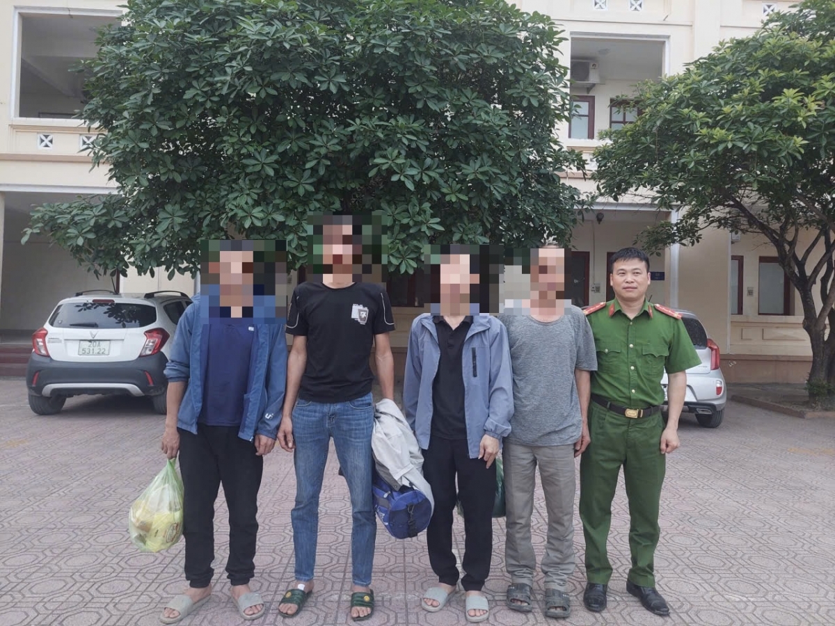 bat giu nhom doi tuong danh chan an tien tai thai nguyen hinh anh 1