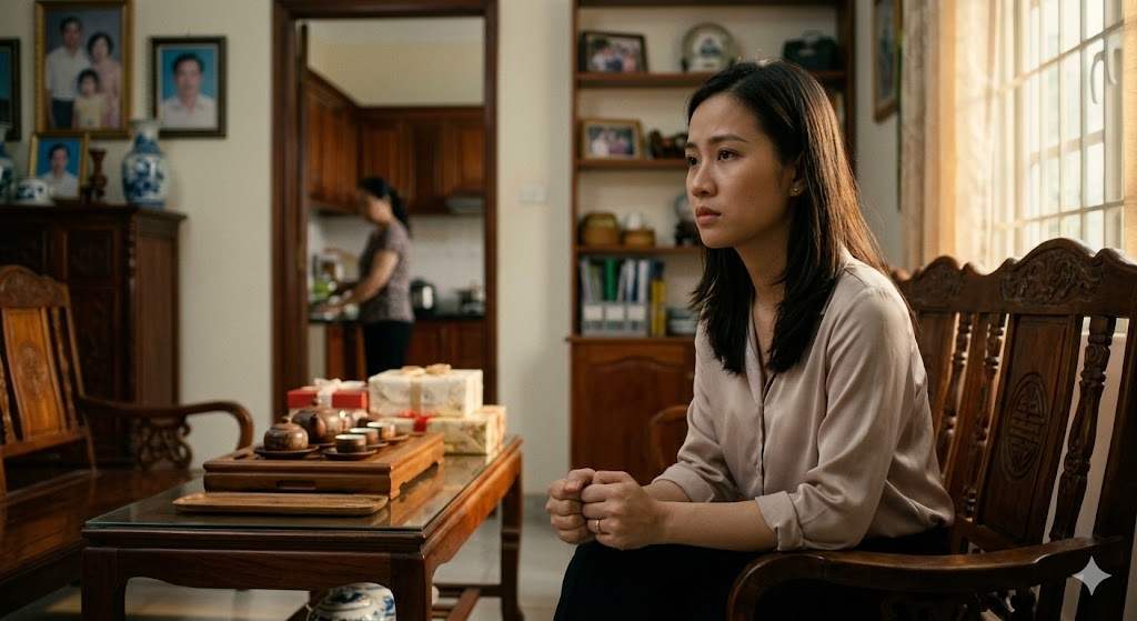 me anh sac sao qua, em bong thay e de truoc nguong cua hon nhan hinh anh 1