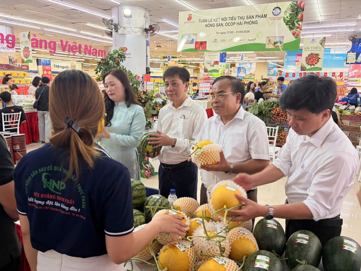 to chuc tuan le ket noi tieu thu nong san va ocop hai phong hinh anh 2
