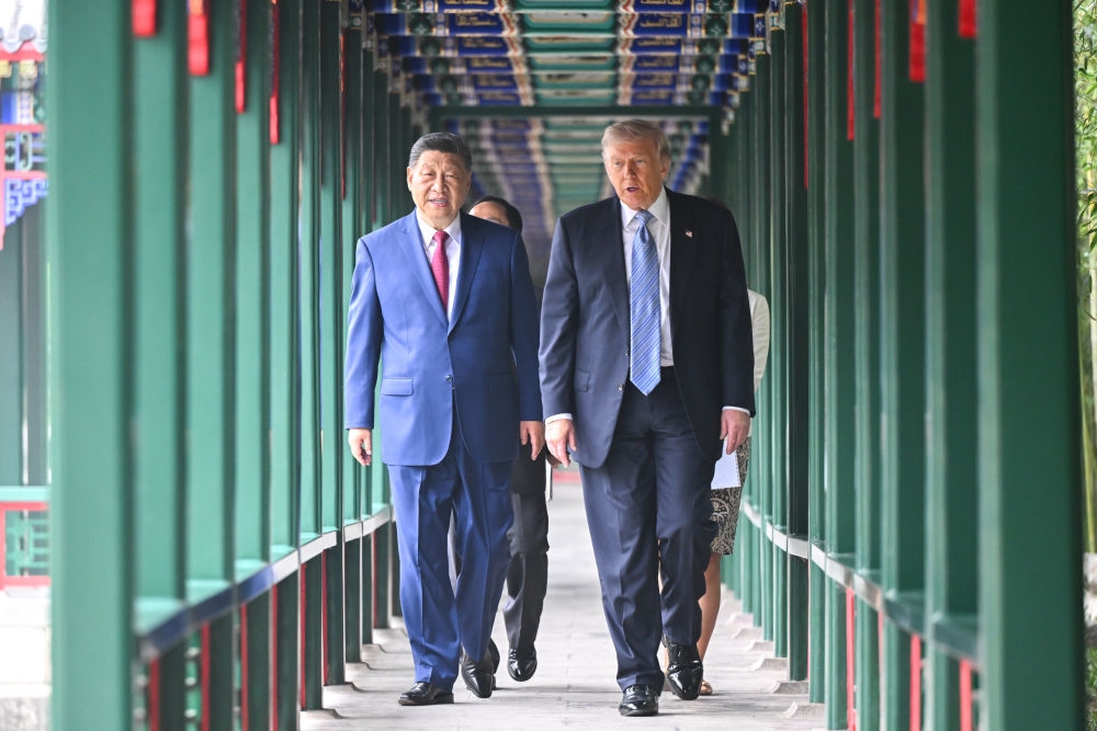 tong thong my donald trump ket thuc chuyen tham trung quoc hinh anh 1