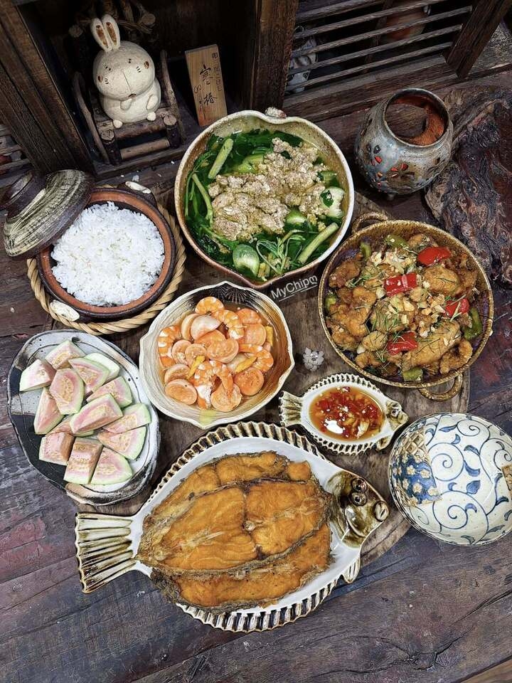 me dam khoe mam com nha, chong cam on nho mang xa hoi nen duoc an ngon hinh anh 5