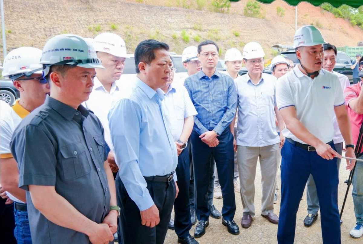 Bộ trưởng Trần Hồng Minh kiểm tra 2 dự án cao tốc nghìn tỷ tại Lạng Sơn, Cao Bằng