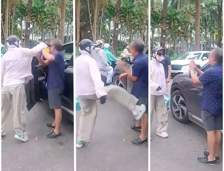 tai xe o to xin giam nhe hinh phat cho nguoi phu nu chui boi, hanh hung minh hinh anh 1