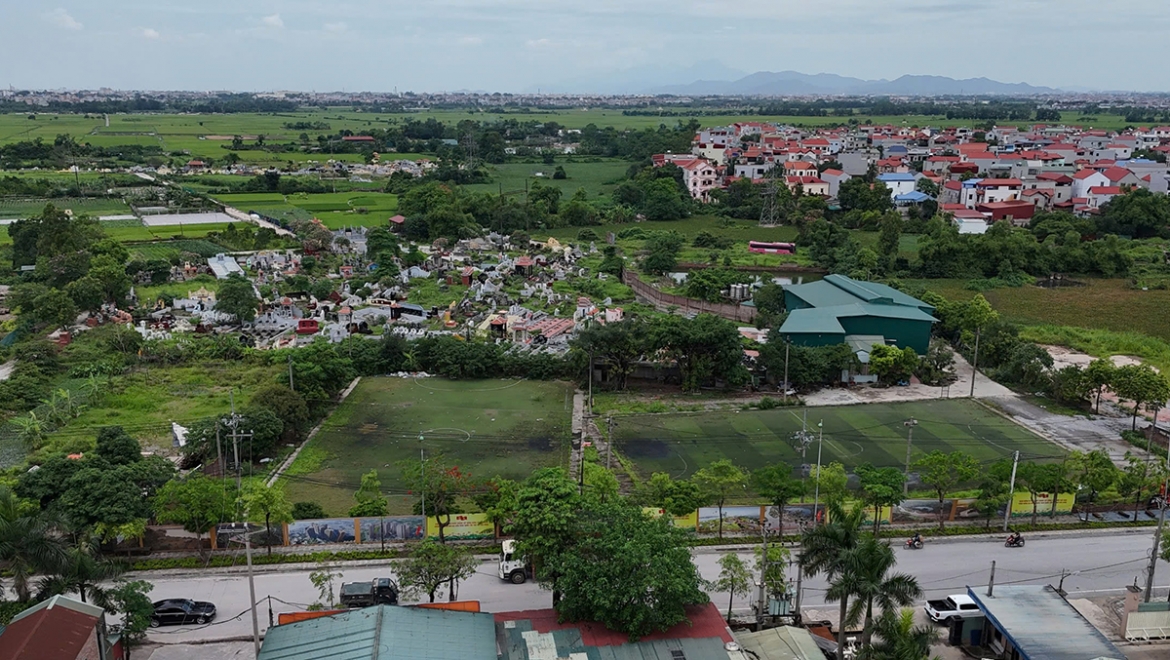 toan canh tien do khu do thi thu lam phuc vu tai dinh cu tai ha noi hinh anh 1