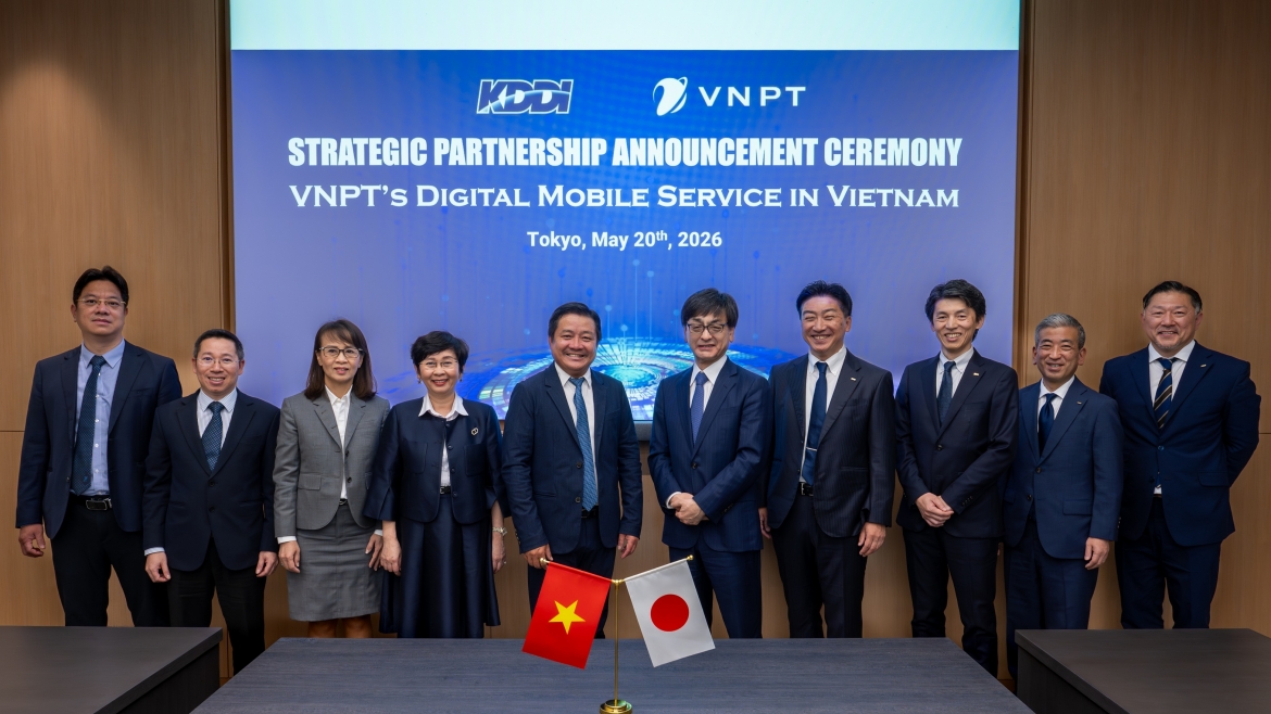 vnpt - kddi hop tac dai han, nang tam dich vu so cho khach hang viet nam hinh anh 1