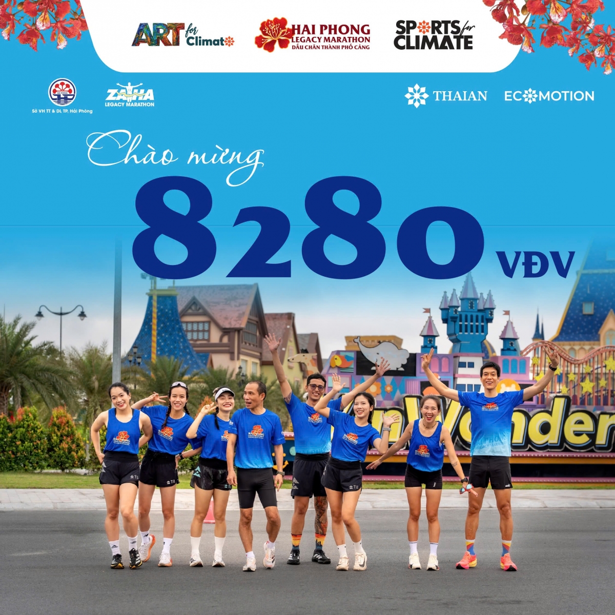 8.280 van dong vien tham gia giai chay hai phong legacy marathon 2026 hinh anh 1