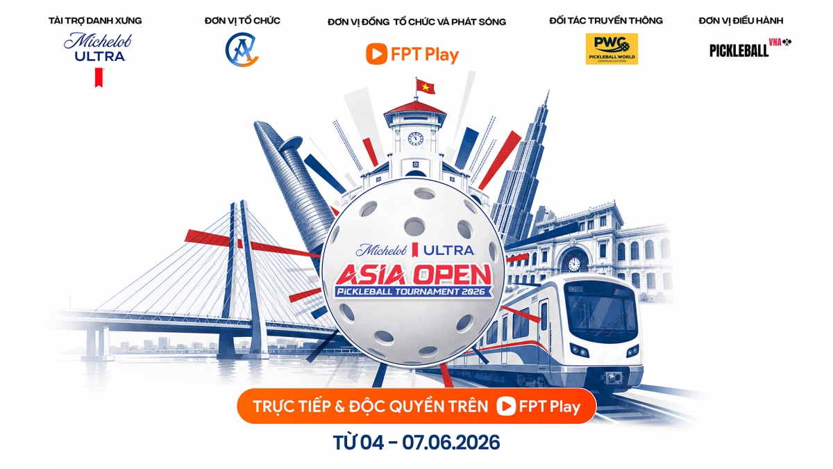 viet nam dang cai giai pickleball chau A mo rong 2026 hinh anh 1