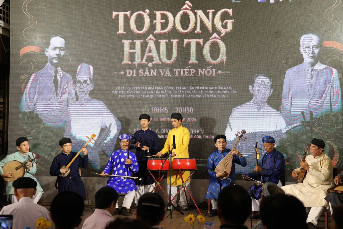 Tri ân hậu tổ cổ nhạc Nam Bộ qua chương trình “Tơ Đồng Hậu Tổ”