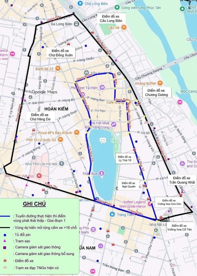 ha noi thi diem vung phat thai thap lo trinh linh hoat, khong lo han che xe xang dat chuan hinh anh 1