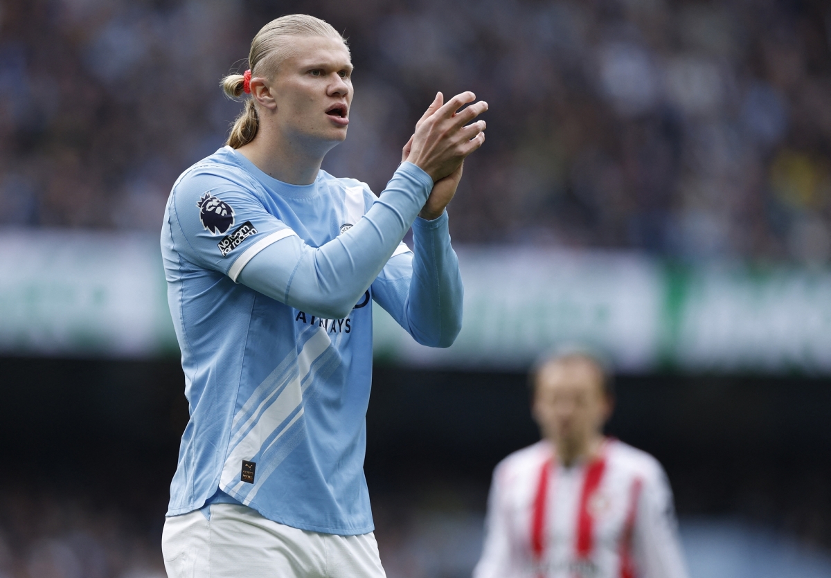 truc tiep man city 1-0 brentford doku ghi ban dang cap hinh anh 4