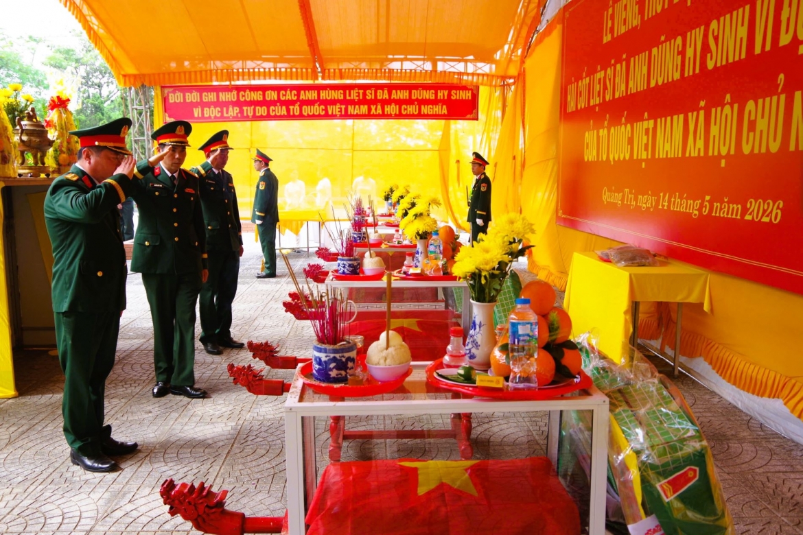 truy dieu va an tang 5 hai cot liet si tai tinh quang tri hinh anh 1