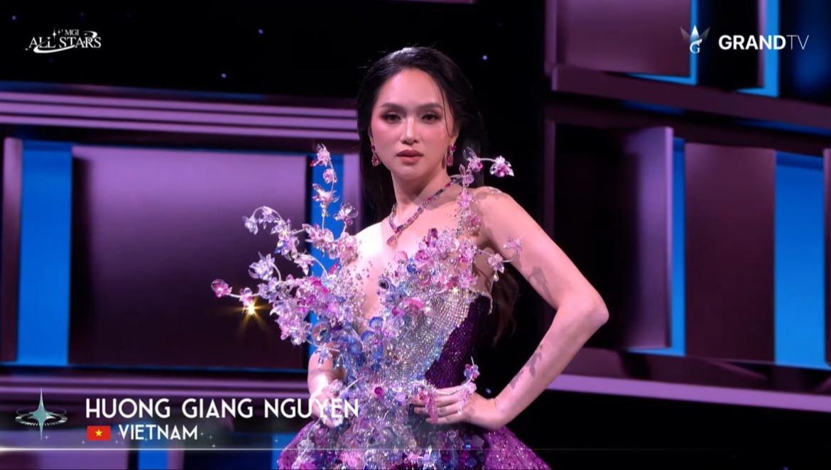 huong giang khoe mat moc o miss grand, cu dan mang tranh cai vi diem 5 hinh anh 3