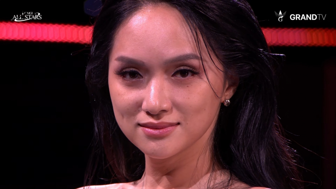 huong giang khoe mat moc o miss grand, cu dan mang tranh cai vi diem 5 hinh anh 1