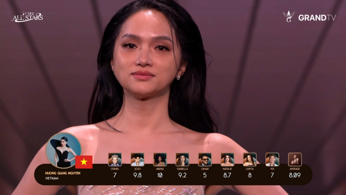 huong giang khoe mat moc o miss grand, cu dan mang tranh cai vi diem 5 hinh anh 2