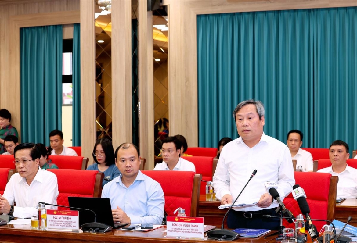 ha noi thi diem xa, phuong xa hoi chu nghia , huong toi hanh phuc cua nguoi dan hinh anh 1