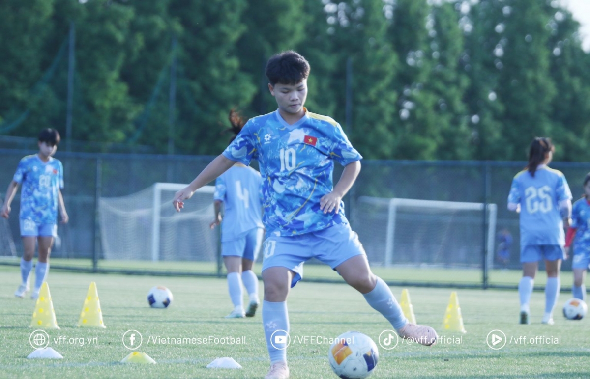 u17 nu viet nam quyet dau u17 myanmar san ve vao tu ket giai chau A hinh anh 1