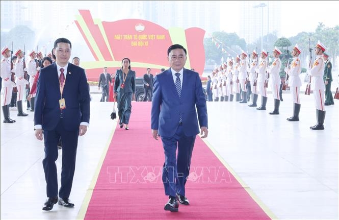 lanh dao Dang, nha nuoc du Dai hoi dai bieu mat tran to quoc viet nam lan thu xi hinh anh 5