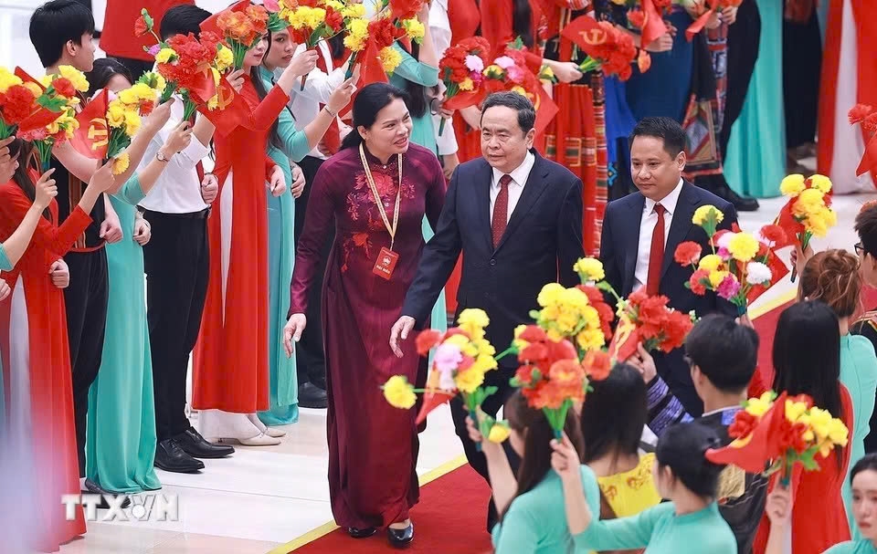 lanh dao Dang, nha nuoc du Dai hoi dai bieu mat tran to quoc viet nam lan thu xi hinh anh 4
