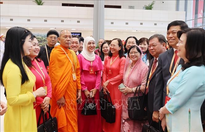 lanh dao Dang, nha nuoc du Dai hoi dai bieu mat tran to quoc viet nam lan thu xi hinh anh 7
