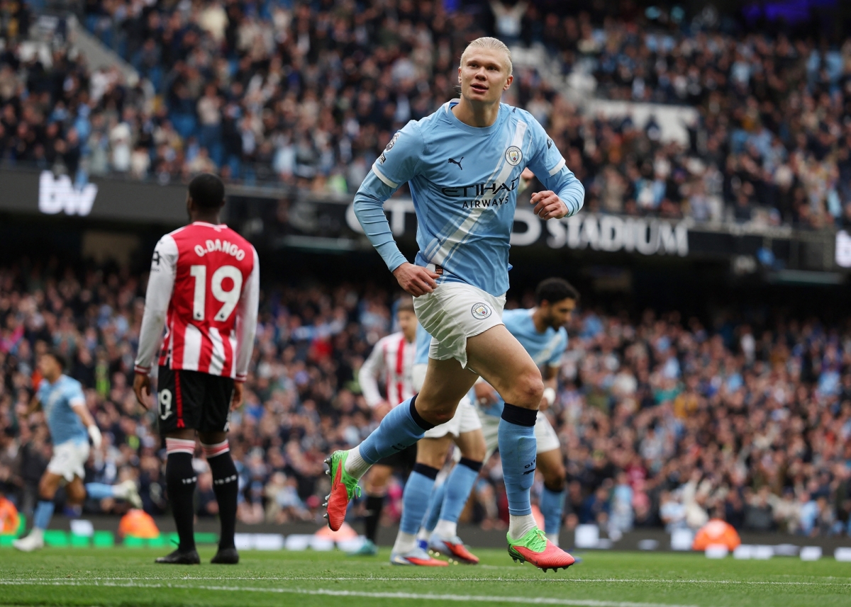 haaland vua ghi ban vua kien tao, man city thang dam brentford hinh anh 3