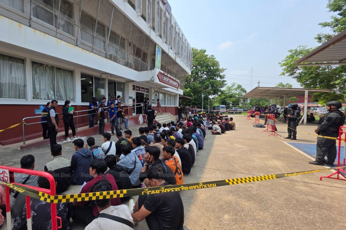 thai lan bat 145 nguoi myanmar nhap cu trai phep sau cuoc truy duoi xuyen dem hinh anh 1
