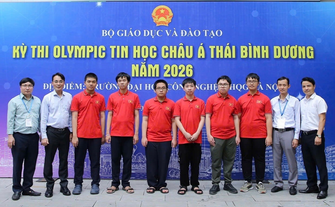 100% học sinh Việt Nam đoạt giải cao tại Olympic Tin học Châu Á Thái Bình Dương