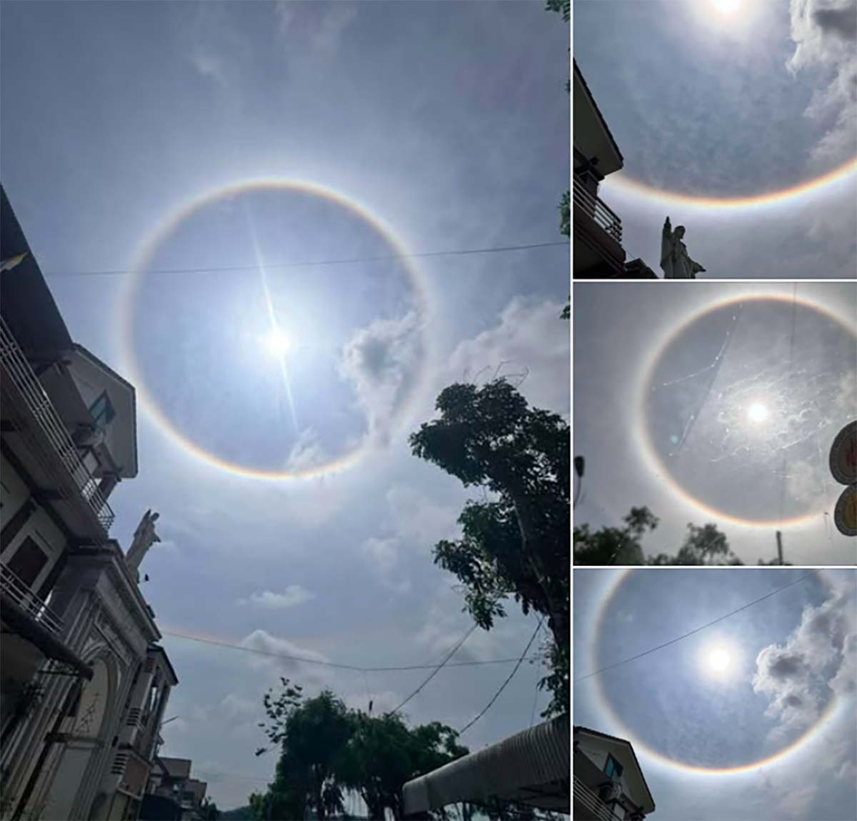hao quang la bao quanh mat troi o nghe an gay xon xao, chuyen gia noi gi hinh anh 1