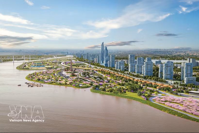 hanoi details multi-billion-usd red river scenic boulevard axis project picture 1