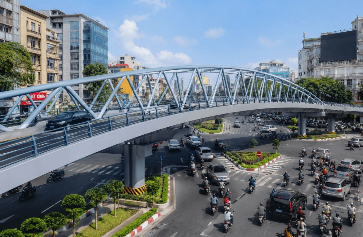 hcm city invests in steel flyovers to ease traffic bottlenecks picture 1