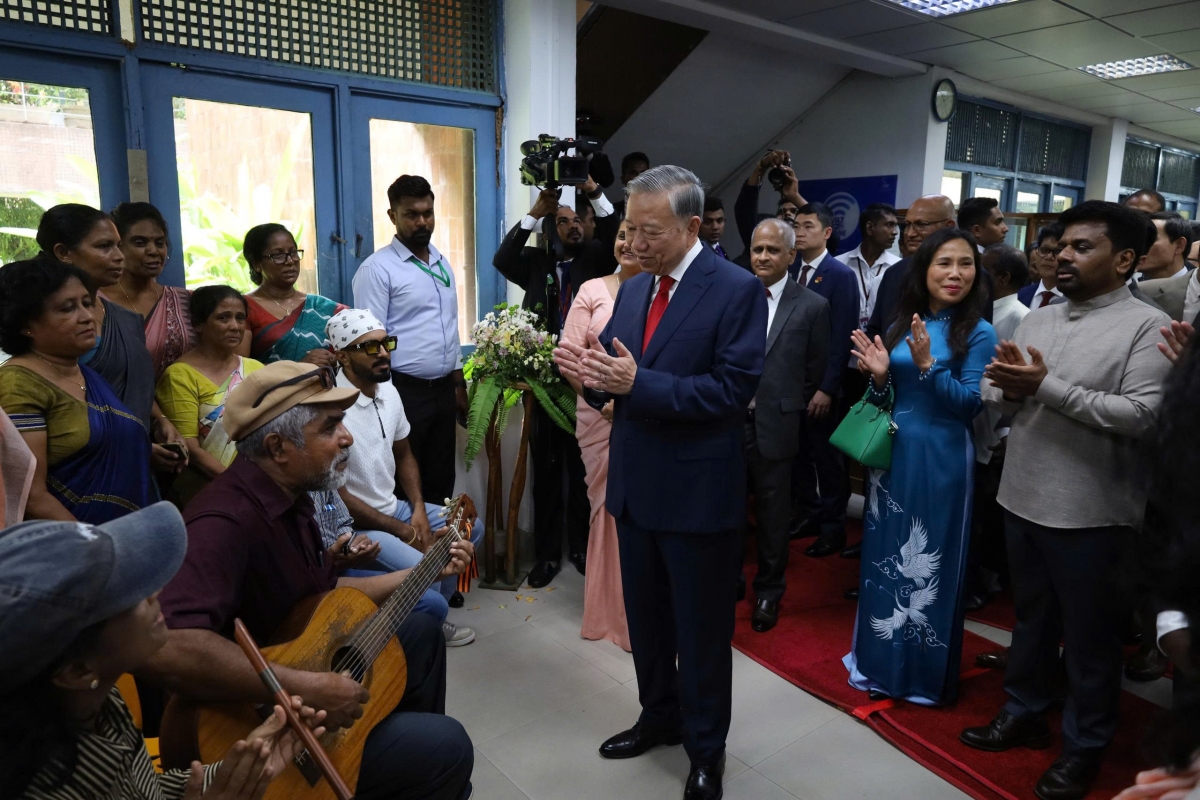 tong bi thu, chu tich nuoc dang hoa tai tuong chu tich ho chi minh o sri lanka hinh anh 3