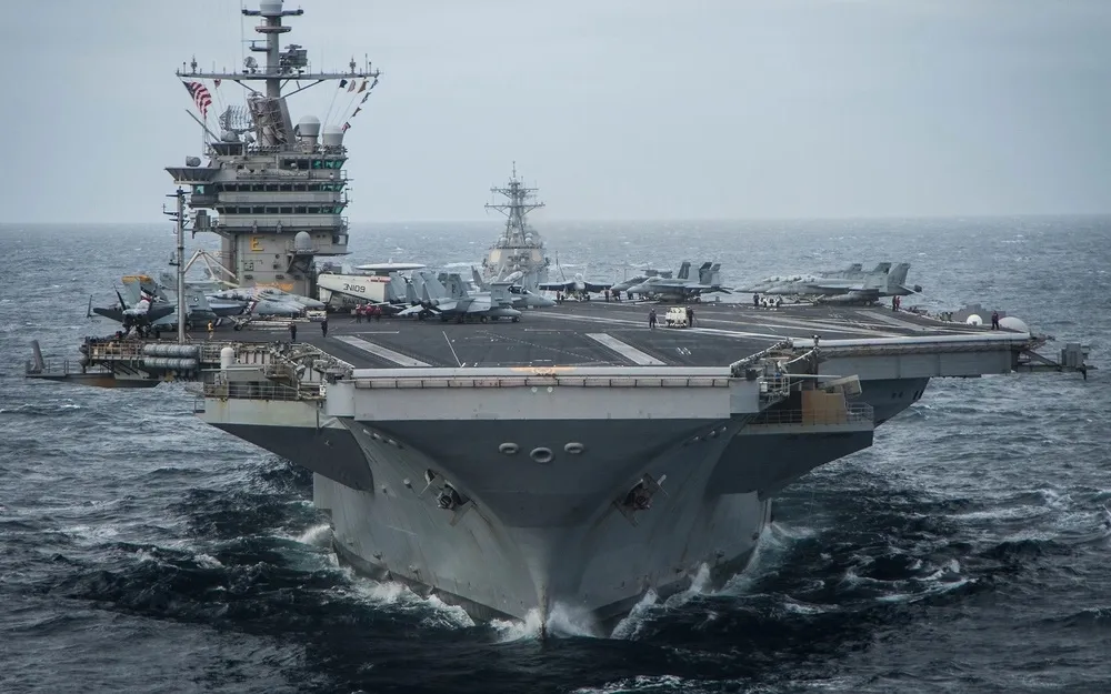 tau san bay hat nhan uss george washington cua my quay lai nhat ban hinh anh 1
