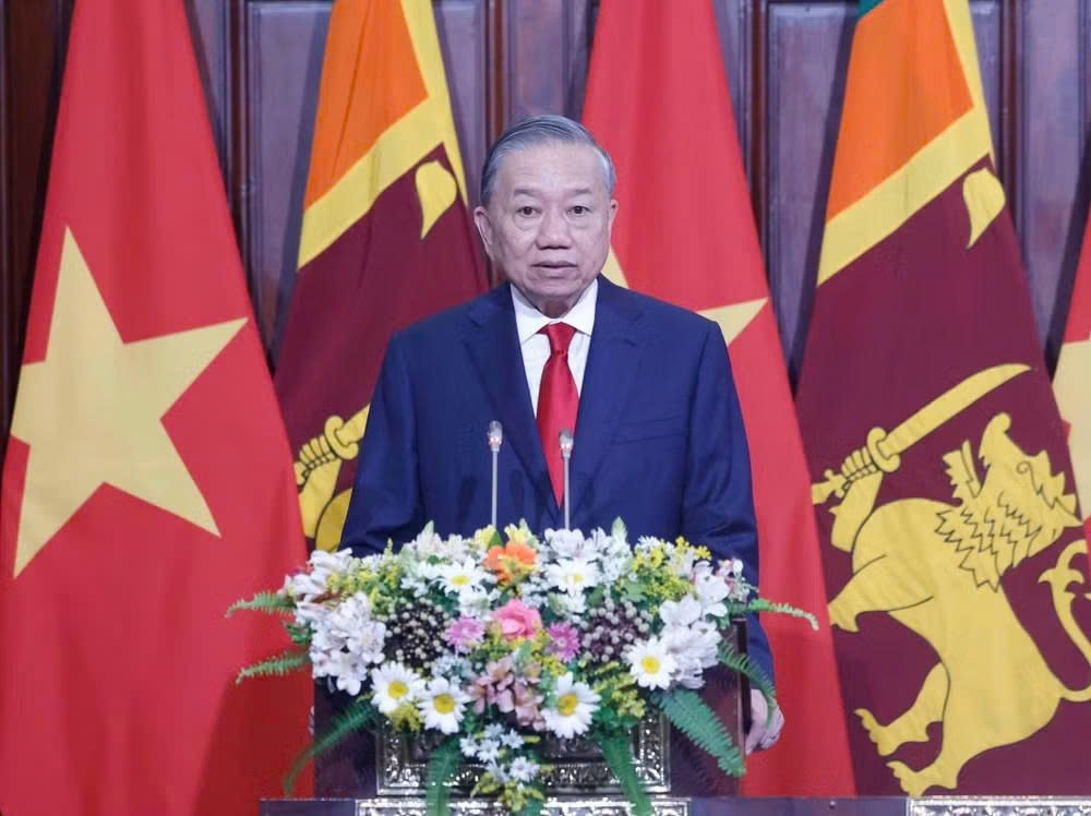 toan van phat bieu cua tong bi thu, chu tich nuoc to lam tai sri lanka hinh anh 1