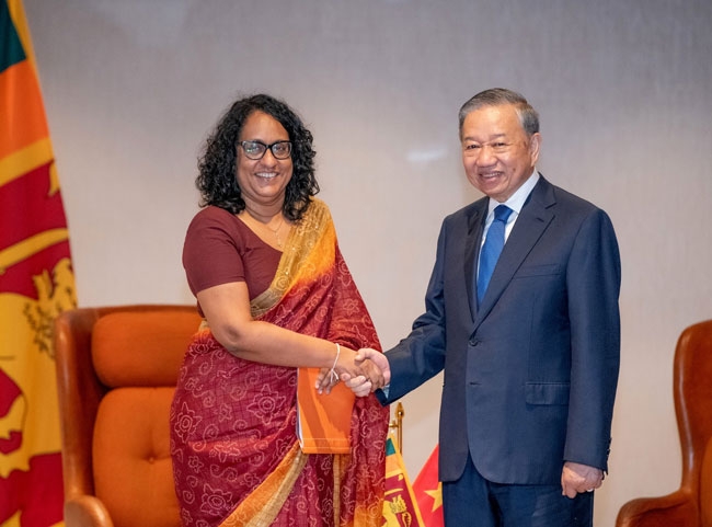 tong bi thu, chu tich nuoc ket thuc chuyen cong tac toi An Do va sri lanka hinh anh 1