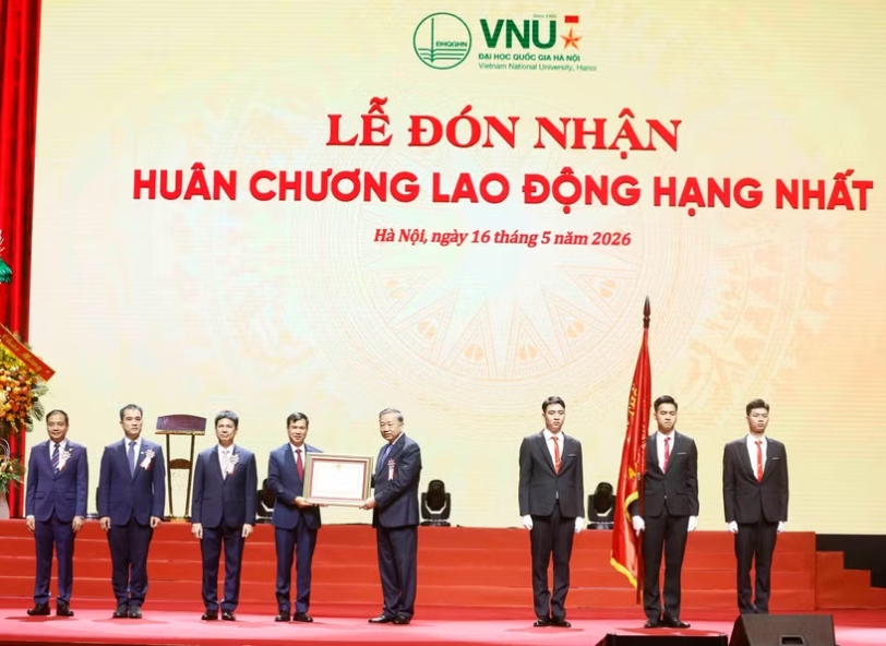 toan van phat bieu cua tong bi thu, chu tich nuoc tai Dai hoc quoc gia ha noi hinh anh 2