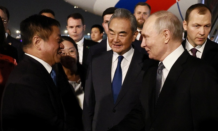 tong thong putin den bac kinh, trung quoc hinh anh 1