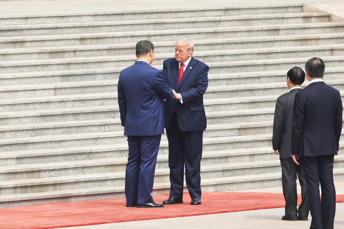 toan canh chu tich trung quoc tap can binh don tiep tong thong my donald trump hinh anh 2