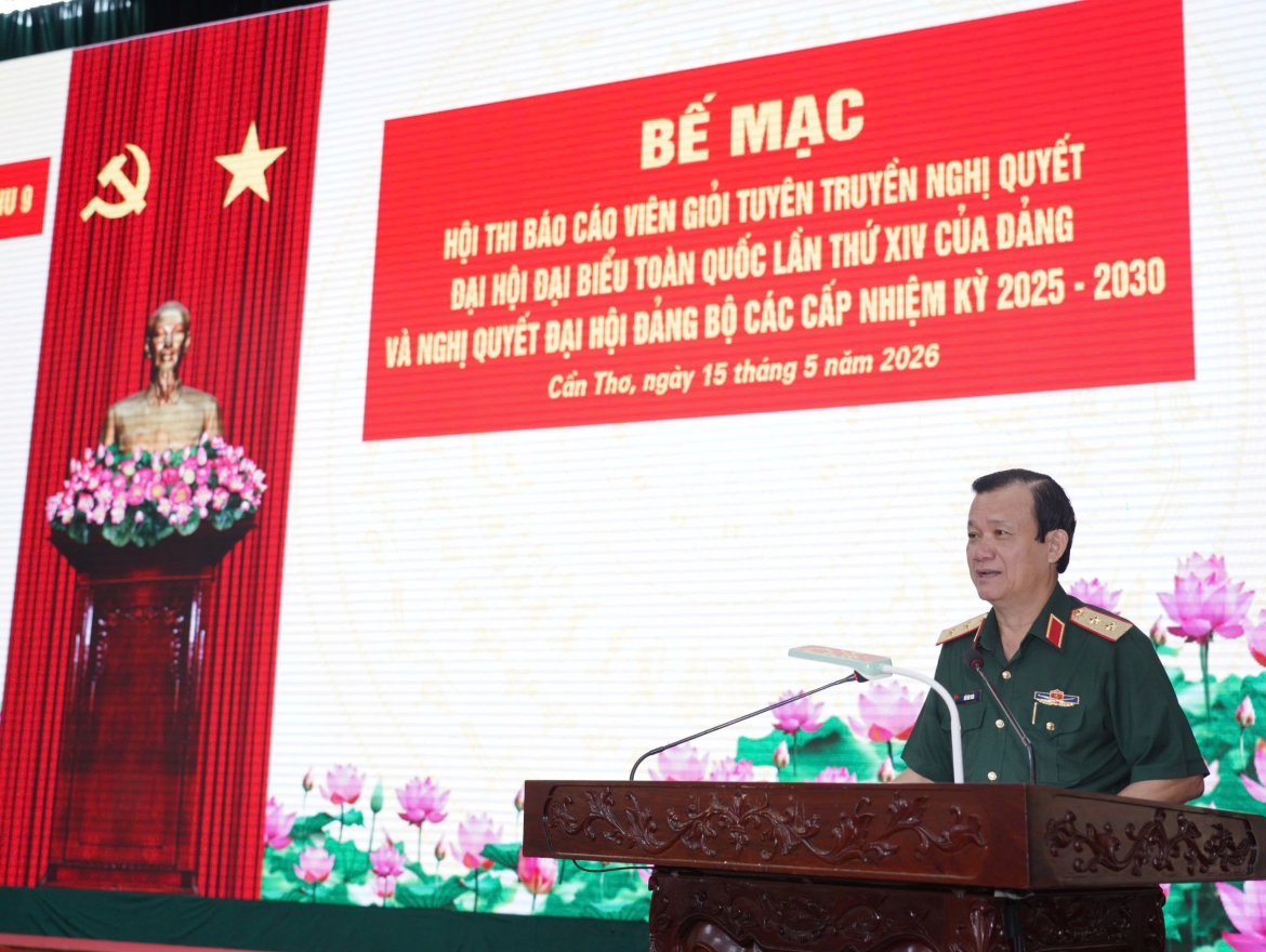 Quân khu 9 xây dựng đội ngũ báo cáo viên bản lĩnh, trình độ toàn diện