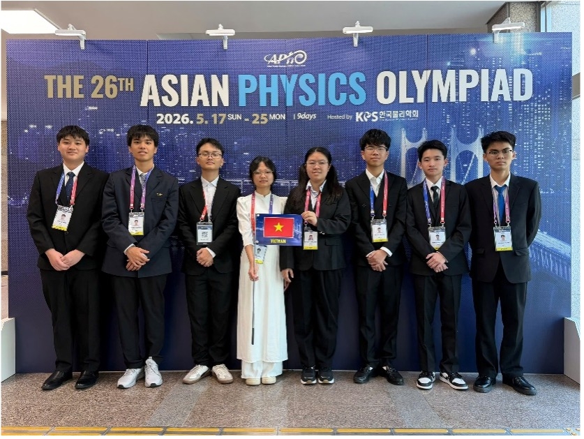 viet nam doat 8 huy chuong olympic vat ly chau A lan thu 26 hinh anh 1