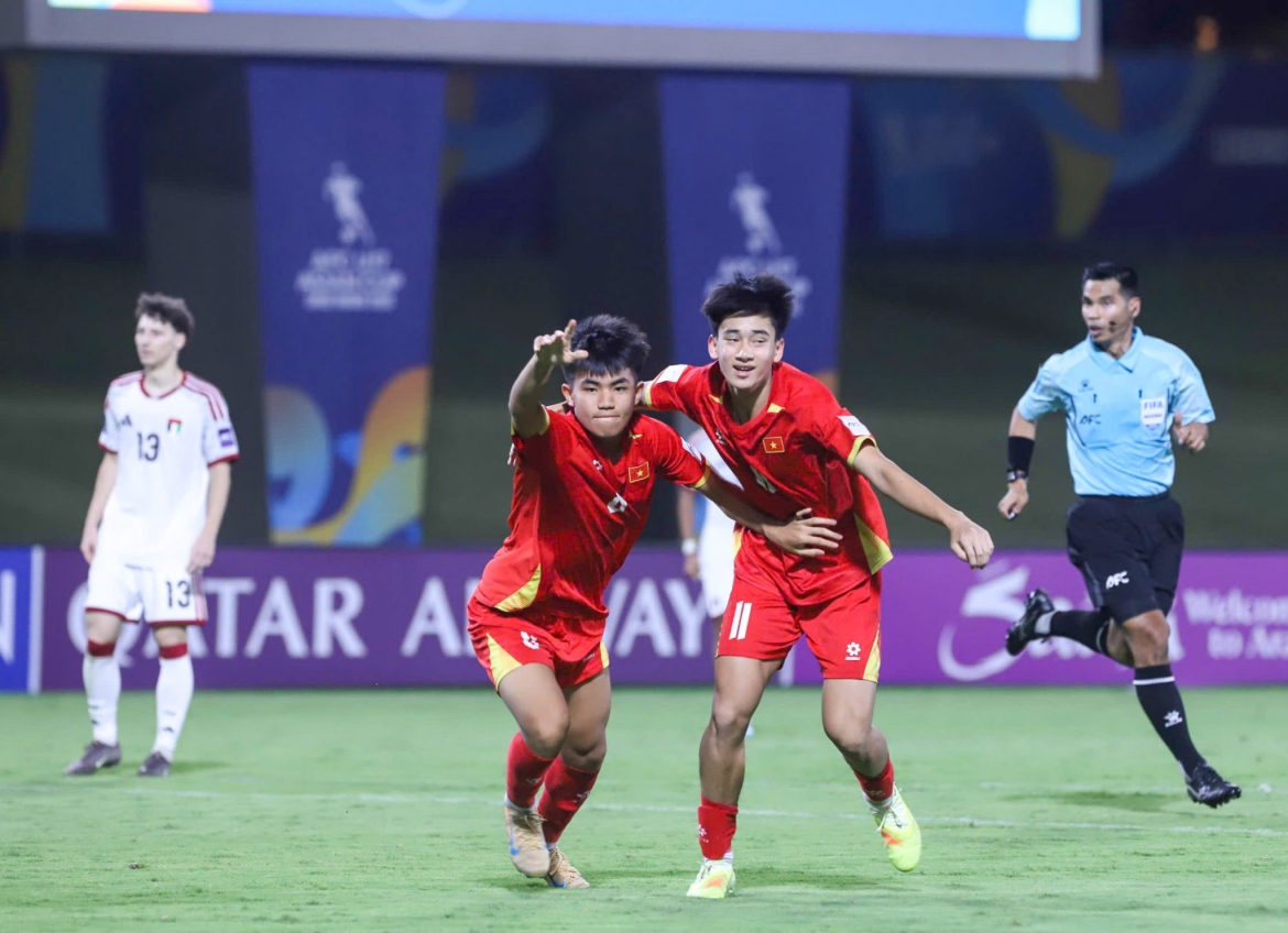 u17 viet nam quyet tam quat nga australia de vao ban ket u17 chau A 2026 hinh anh 2