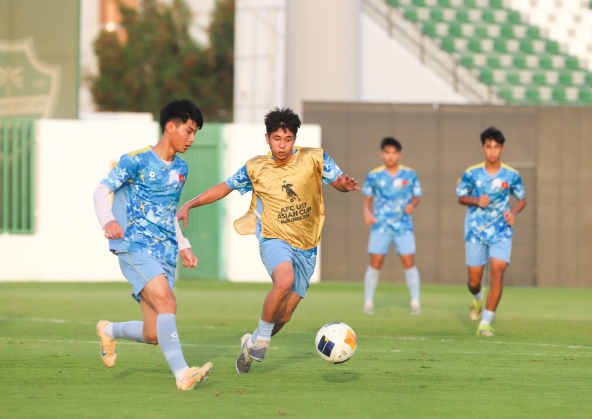u17 viet nam quyet tam quat nga australia de vao ban ket u17 chau A 2026 hinh anh 1