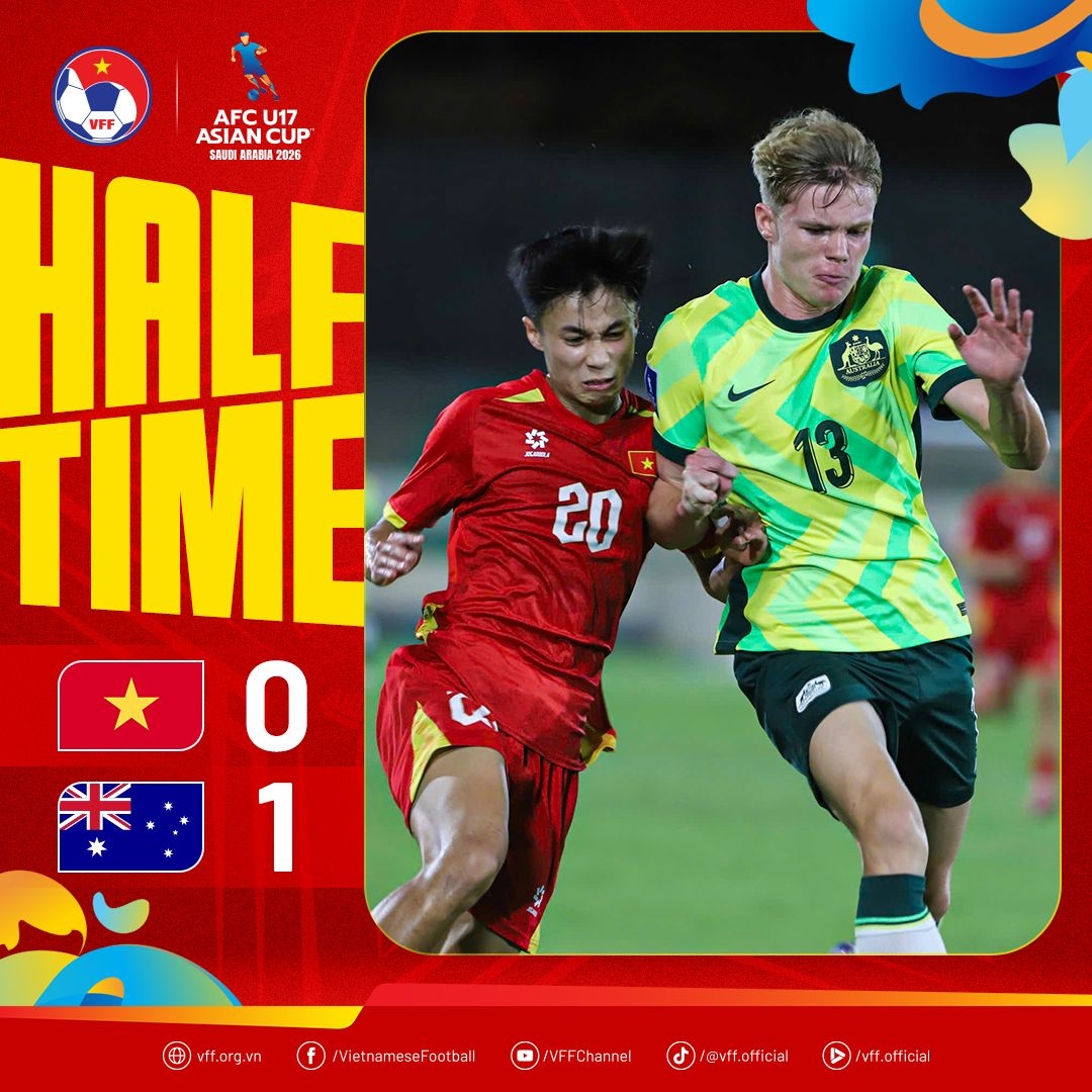 truc tiep u17 viet nam 0-1 u17 australia sy bach suyt go hoa hinh anh 1