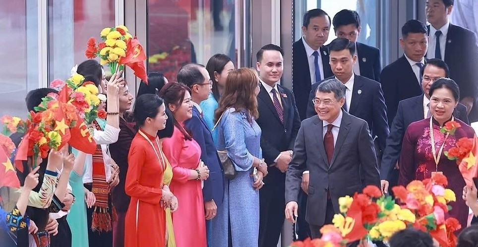 party and state leaders attend 11th national congress of vietnam fatherland front picture 3