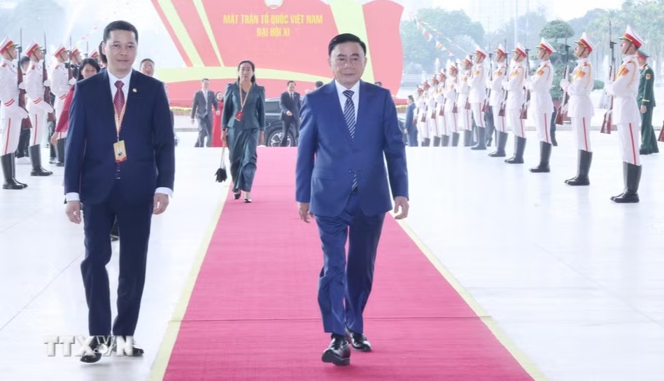 party and state leaders attend 11th national congress of vietnam fatherland front picture 5
