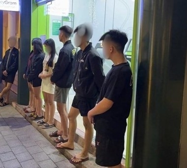 ha tinh ngan chan nhom thanh, thieu nien tu tap, gay mat an ninh trat tu hinh anh 1