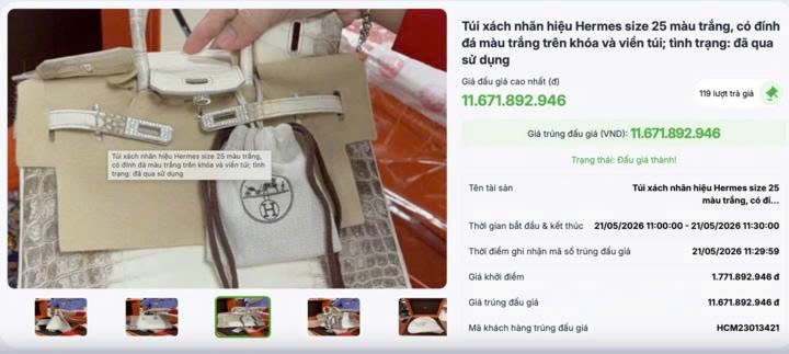 Dau gia thanh cong 2 tui hermes bach tang cua truong my lan, thu hon 14 ty dong hinh anh 2