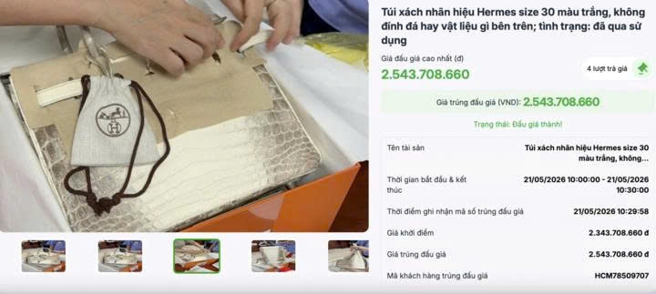 Dau gia thanh cong 2 tui hermes bach tang cua truong my lan, thu hon 14 ty dong hinh anh 1