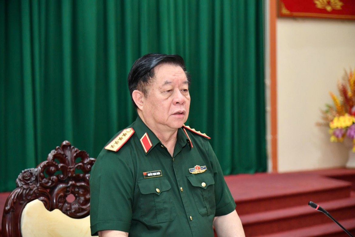 Đại tướng Nguyễn Trọng Nghĩa làm việc với Bộ Tư lệnh Quân khu 9