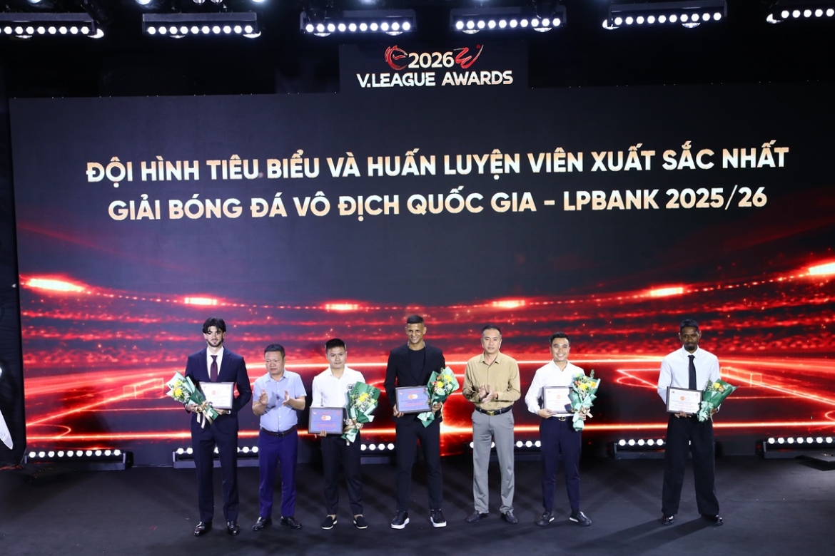 v-league awards 2025 2026 vinh danh nhung tap the va ca nhan xuat sac hinh anh 1